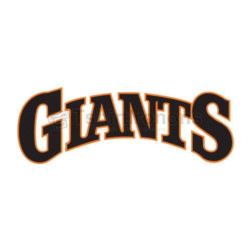San Francisco Giants T-shirts Iron On Transfers N1895